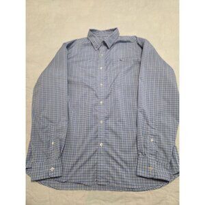 Vineyard Vines Performance Classic Fit Whale Shirt Nylon Spandex Stretch Size L